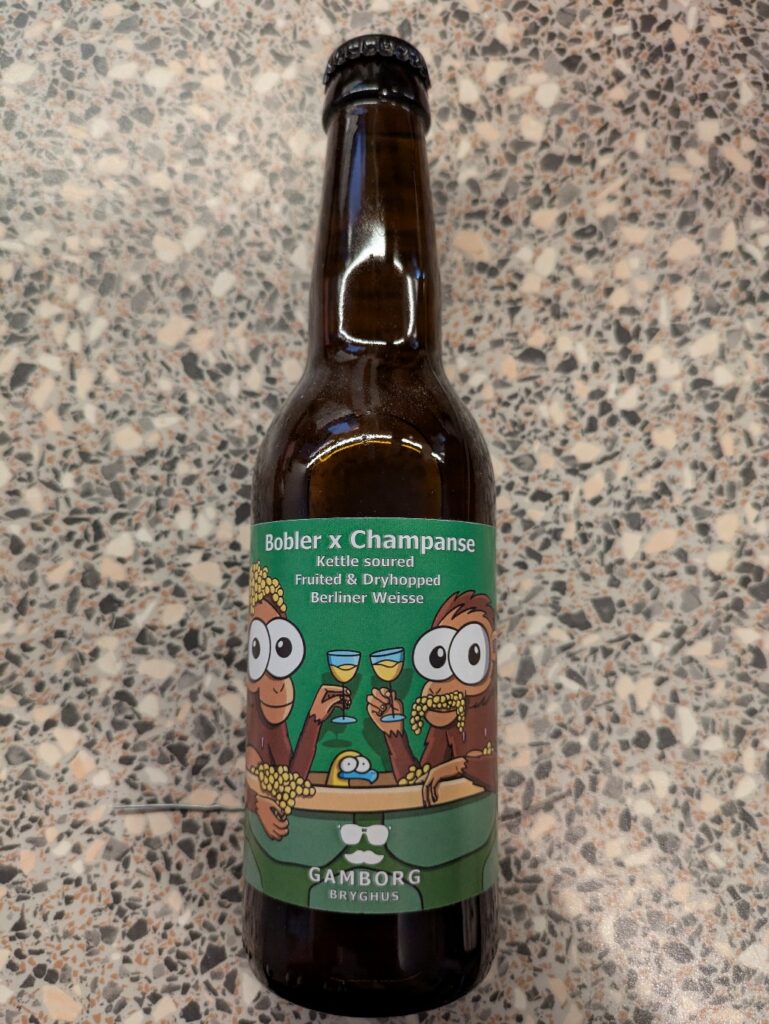 Gamborg Bryghus -Bobler X Champanse - Kettle Soured Fruited & Dryhopped Berliner Weisse